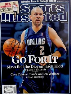 Jason Kidd Signed ( March 8 2003 ) Sports Illustrated SI Magazine JSA - Picture 1 of 2