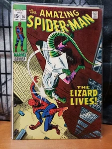Amazing Spider-Man #76 Mid Lizard Appearance! Marvel 1969 Silver Age - Picture 1 of 9