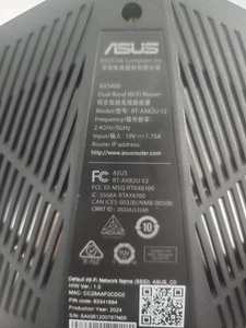 ASUS RT-AX5400 Dual-Band Wi-Fi 6 Router - Photo 1/3