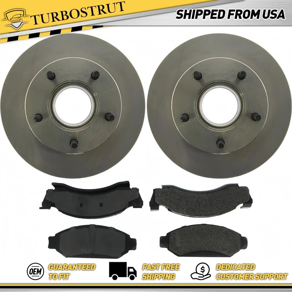 Kit de pastillas de freno delanteras OE para Ford Bronco 1986-1988 4,9 L Foto 1 de 1