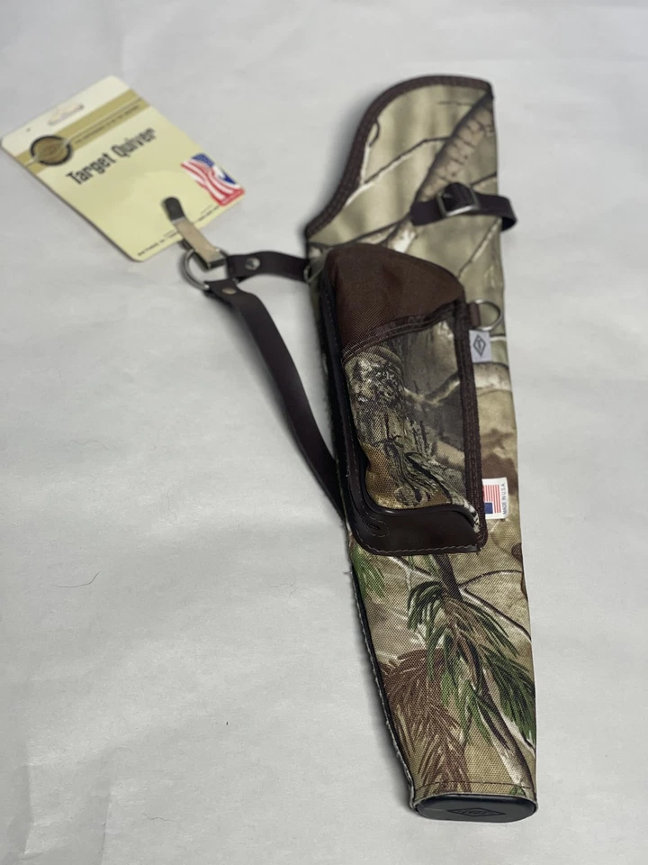 Neet Target Quiver Camo Archery 18" Body Arrow Pkt USA Made Belt Clip New - Image 1 of 4