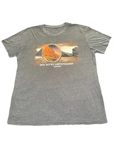 Camisa gris grande concierto anfiteatro Red Rocks - Imagen 1 de 5