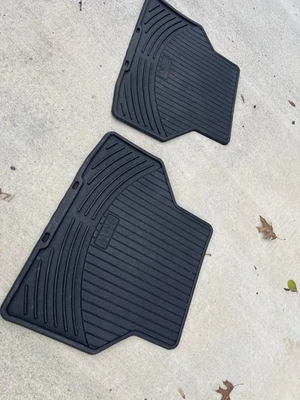 2004-2010 BMW E60 E61 RUBBER Floor MAT MATS 550i 545i 528i 525i 530i 535i M5 OEM - Image 1 of 4