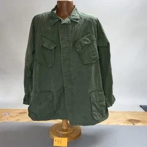 Vietnam War US 1969 Dated X Large Regular Rip Stop OG 107 Jungle Blouse/Gold 44 - Picture 1 of 10