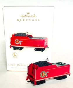 Hallmark Andenken Lionel Holiday rot Mikado zarter Christbaumschmuck - Bild 1 von 2