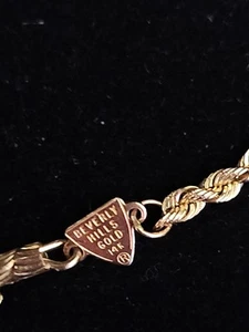 Stunning 14k Beverly Hills Gold, 2.82g, 8.5 In Long - Picture 1 of 3