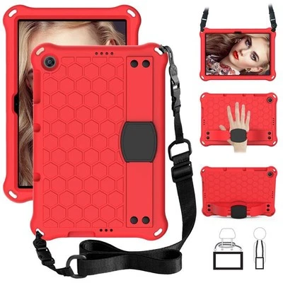 Kids Case Huawei Matepad T10 T10S T5 T3 T8 M5 M6 X8 EVA ShockProof Strap Cover - Image 1 of 4