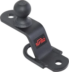 TOPTOW 64008 ATV/UTV 3-Way Hitch Adapter with 2 inch Ball, Bolt-on ATV Hitch... - Picture 1 of 8
