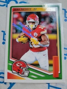 Isiah Pacheco 2025 No. 278  Chiefs Panini Score - Picture 1 of 15