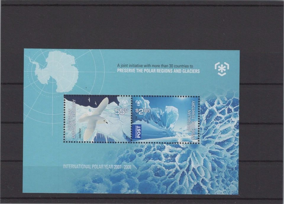 Australia 2007 Preserve the Polar Regions and Glaciers XF Mint Never Hinged - Image 1 of 1