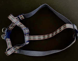 Arnés para Perros Tamaño Mediano/Gran Estampado a Cuadros Rojo Blanco Azul Marino Ajustable - Imagen 1 de 6