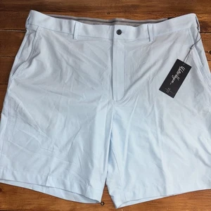 Walter Hagen Golf Shorts Men 42 Soft Blue P11 Micro Lines Wicking Stretch NEW - Picture 1 of 7