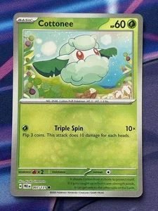 Cottonee (Master Ball Pattern) 007/131 Prismatic Evolutions Holo - Picture 1 of 6