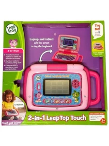 Vtech Leap Frog 2017 2 en 1 LeapTop táctil rosa nueva tableta portátil de aprendizaje - Imagen 1 de 5