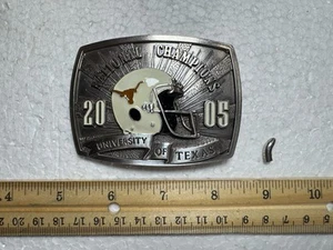 Hebilla de cinturón de recuerdo del Campeonato Nacional Texas Longhorns 2005 - Ver fotos - Imagen 1 de 6