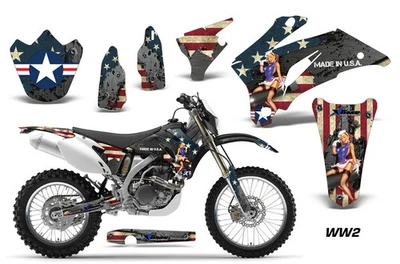 Calcomanías adhesivas gráficas para Yamaha WR250F 07-14 WR450F 07-11 WW2 Foto 1 de 2