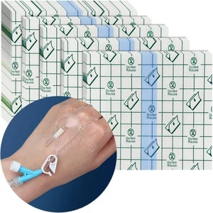 50 Pcs Waterproof Shower Protector Bandage 4x4 inch for Chest Chemo Dialysis ... - Picture 1 of 7