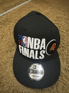 New Era 9Fifty Snapback 2021 NBA Finals - Blank Black NBA Finals Hat - Picture 1 of 5