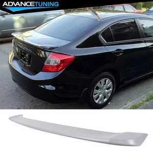 For 12-15 Honda Civic 9th Sedan Modulo Style Unpainted Gray Trunk Spoiler ABS - Bild 1 von 8