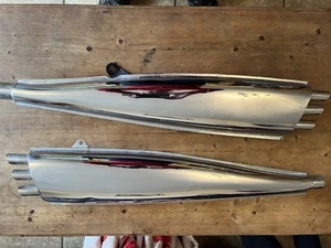 BSA Rocket3 Triumph Trident Ray Gun Silencers Exhaust - Picture 1 of 4