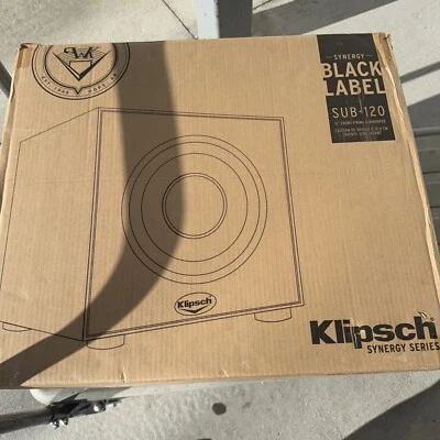 Klipsch SUB-120-BLACK Synergy Series  Black Label Subwoofer Speaker (2020) - image 1 of 4