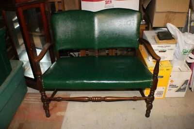 АНТИКВАРНЫЕ ОФИСНЫЕ СТУЛЬЯ ИЗ МАСЛЯНОЙ ТКАНИ ДЛЯ ВРАЧА  - Изображение 1 из 4