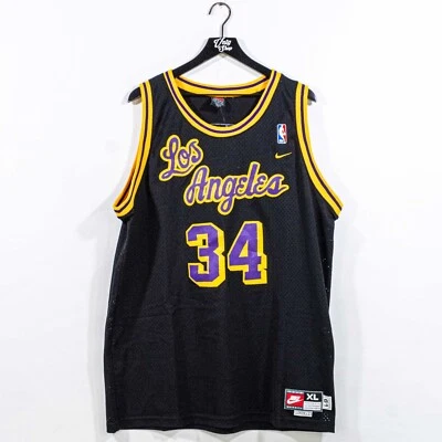Los Angeles Lakers NIKE Jersey Shaquille O Neal XL Y2K NBA Basketball - Image 1 of 4