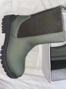 Stivaletti C M Paris donna Pierre elasticizzati verde militare UK5 EU38 - Foto 1 di 8