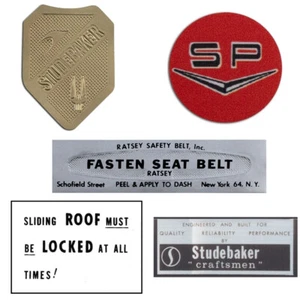 Studebaker Interior Decals | Various Studebaker Models - Picture 1 of 6