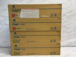 4 tóneres originales Konica Minolta bizhub C750i TN715M y TN715Y ACP8230, ACP8330 - Imagen 1 de 6
