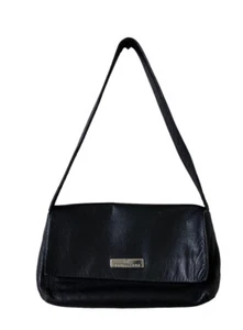 TRUSSARDI For Women Shoulder Bag Soft Black Leather - Picture 1 of 12