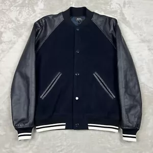 A.P.C. Kenickie Varsity Leather Jacket Men’s Small - Picture 1 of 6