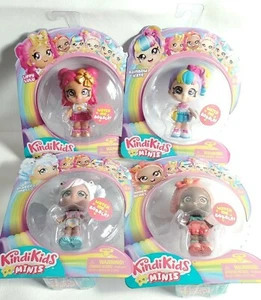 4x KindiKids Minis Bobblehead Figures Summer Peaches, Rainbow Kate, Lippy Lulu - Imagen 1 de 7