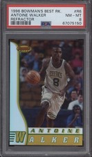 ANTOINE WALKER PSA 8 1996 BOWMAN’S BEST #R6 ROOKIE REFRACTOR CELTICS RC 5150