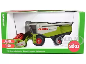 CLAAS LEXION 600 COMBINE HARVESTER GREEN 1/50 DIECAST MODEL BY SIKU 1991 - Picture 1 of 3