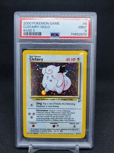 2000 Clefairy 6/130 Base Set 2 Holo PSA 9 MINT Pokemon Card - Picture 1 of 2