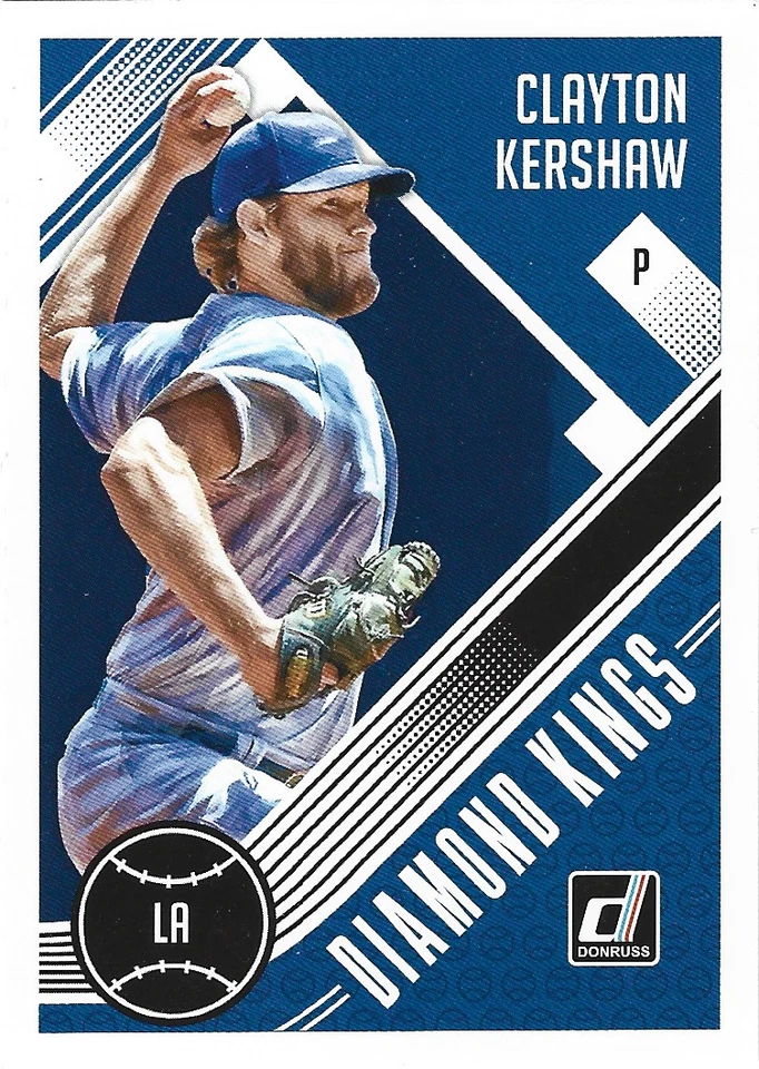 2018 Donruss Clayton Kershaw Diamond Kings Card #14 ⚾🔥Future HOF'er🔥⚾ - Image 1 of 1