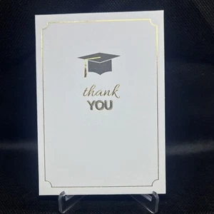 NEW-50 Graduation Thank You Blank Folded Note Cards & Envelopes-FREE SHIPPING - Picture 1 of 5