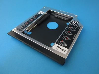 Ultrabay 2nd HDD SATA Adapter HP EliteBook 6530b 6930p 8440w 8540p 12.7mm - Image 1 of 4