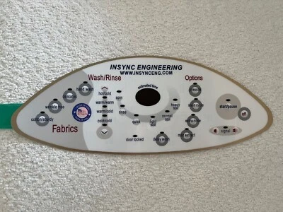 INSYNC ENGINEERING New INSYNC Comp Maytag Neptune Washer Control Panel 22003239 22004437 MAH5500B