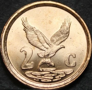South Africa 2 Cents, 1996 Gem Unc~Venda Legend~Eagle With Talons~Free Shipping - Picture 1 of 2