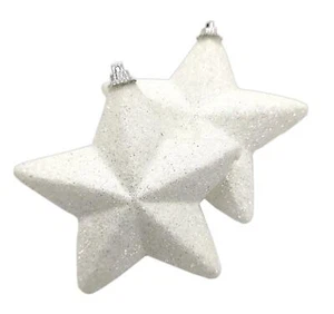 Stern mit Glitzer Ø13cm zum aufhängen - Weihnachtsstern Glitzer Baumschmuck  - Bild 1 von 13