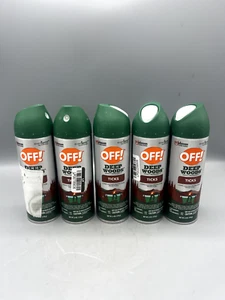 Lot Of 5 Cans Deep Woods Off! Insect Repellent V for Ticks NEW - Picture 1 of 4