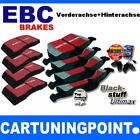 Ebc Brake Pads Front+Rear Blackstuff For Opel Astra H - Dp1520 Dp1186
