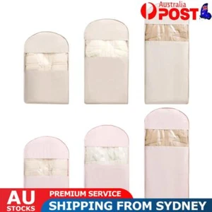 Space Saving Hanging Garment Bag with Self Compression Zipper for Closet Storage - Picture 1 of 18