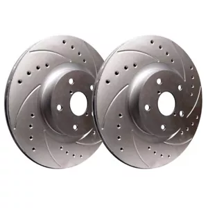 Altima Cross Drilled And Slotted Brake Rotors 2005-06 - Picture 1 of 4