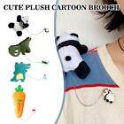 Little Panda Brooch Cute Cartoon Plush Doll Clothes Decoration Trendy GX J5J6