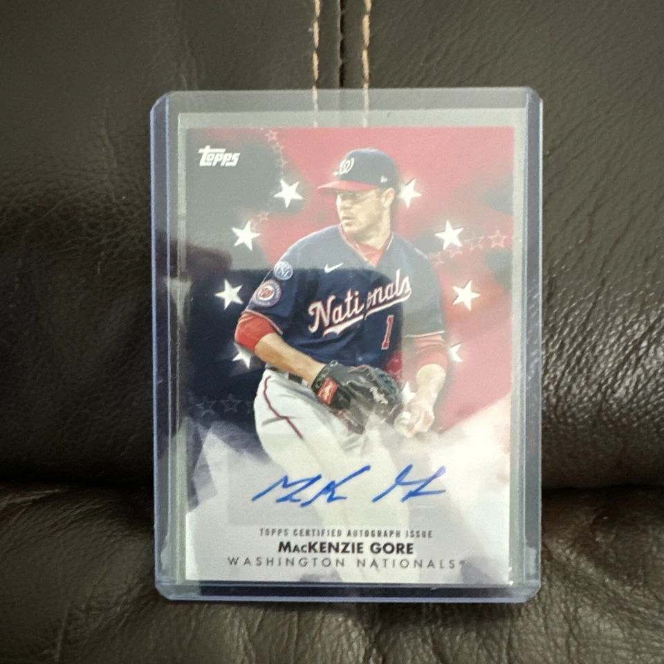 Mackenzie Gore 2024 Topps Series 1 Baseball Stars Auto #BSA-MG WAS Nationals - Image 1 of 2
