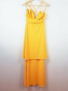 [ BARBARELLA ] Vintage Womens Gisele Halter Maxi Dress NEW | Size AU 10