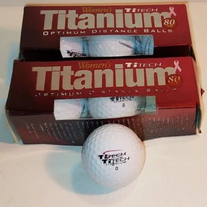 Women's TiTech Breast Cancer Awareness Golf Balls~(2) pkgs of 3~(6) Balls Total - Picture 1 of 6